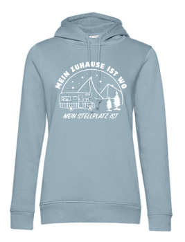 Hoodie "Zuhause ist, wo mein Stellplatz ist"